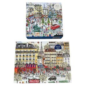 Michael Storrings Puzzles, Set of 2 1000pc each Paris & Christmas in Paris